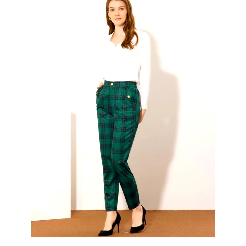 NWT tartan style women’s pants